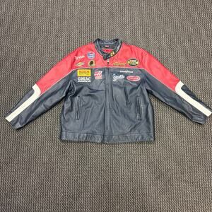 Vintage Wilsons x Chase Authentics Leather NASCAR Jeff Gordon Jacket Size XXL